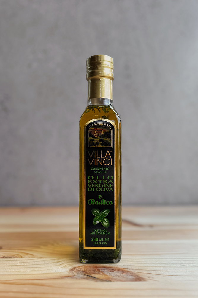 Olio Extra Vergine di Oliva e Basilico - Villa Vinci