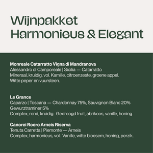 Harmonieus & Elegant wit