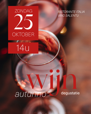 Inkom Autunno Wijndegustatie - 25 & 26 oktober