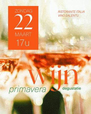 Inkom Primavera Wijndegustatie - 22 & 23 maart