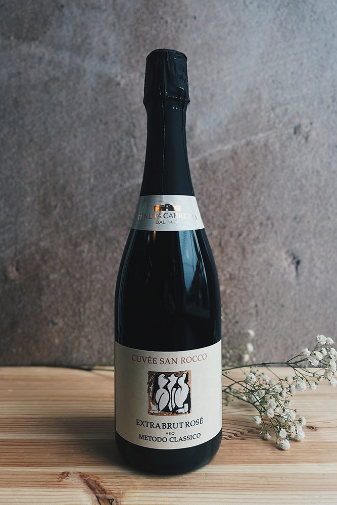 Tenuta Carretta - Cuvée San Rocco Metodo Classico Extra Brut Rosé