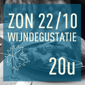 Inkom Herfst Wijndegustatie - 22 & 23 oktober